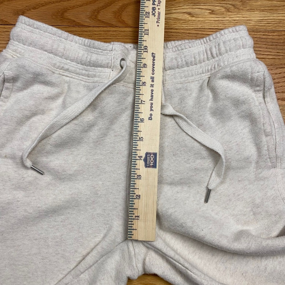 Aerie Jogger Sweatpants Womens XS Cream Off White‎ Fleece Relaxed Cozycore - Picture 3 of 6